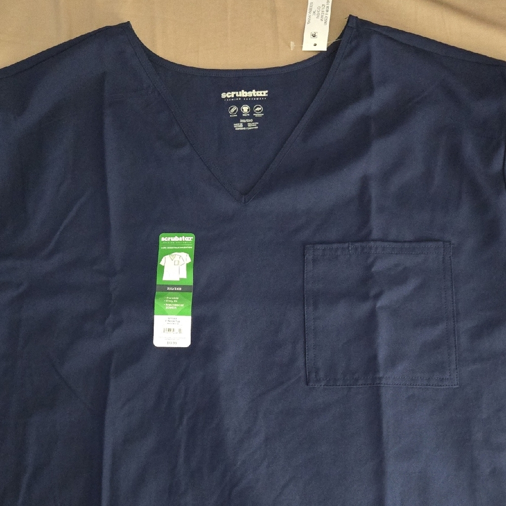 Scrubstar Unisex Core Essentials V-Neck Scrub Top